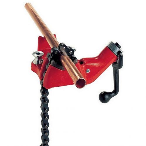 Ridgid top screw bench chain vise, bc410 plumbing tool. bench pipe chain vise. for sale