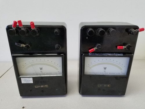 Two Vintage Yokogawa Electric Works Type 2041 Wattmeters