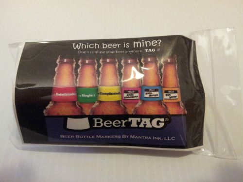 Beer tags, Bottle Markers, party favors, cruise novelty, etc.