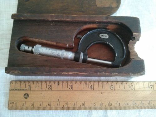 Moore &amp; Wright (Sheffield) Ltd. England N 965 0 - 1” adjustable micrometer, box