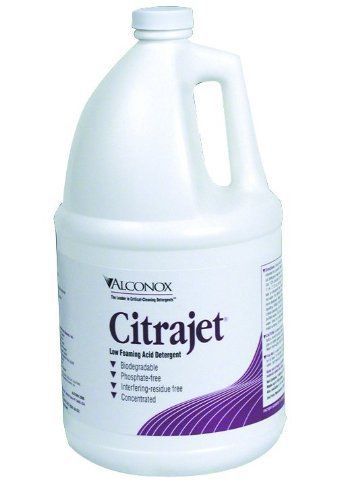 Alconox 2001 citrajet low-foaming phosphate-free concentrated liquid cleaner and for sale