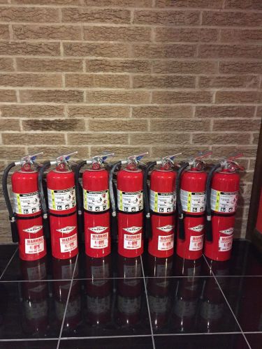 FIRE EXTINGUISHER 10LBS 10# ABC NEW CERT TAG LOT OF 7 NICE