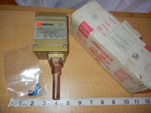 DELAVAL BARKSDALE ML1H-G345 RD GOLD LINE TEMPERATURE SWITCH -100 TO +350 DEG F