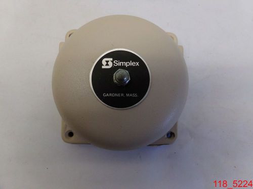 Vintage Model Simplex 2901-9060 Vibrating Bell 120V .052 Amps