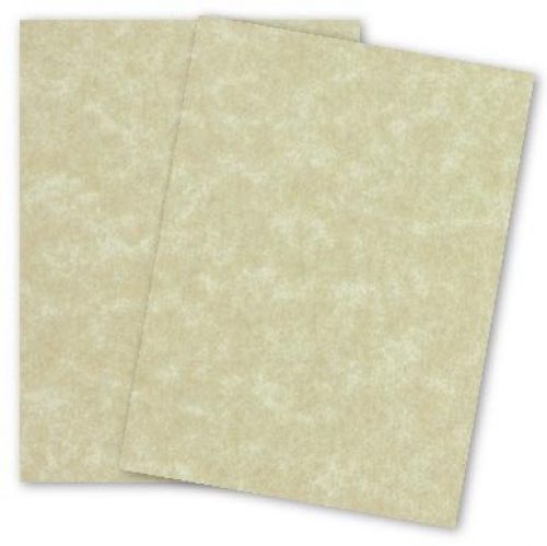 paper-papers AGED Parchment Card Stock Paper 8-1/2-x-11-inches - 80lb Cover -