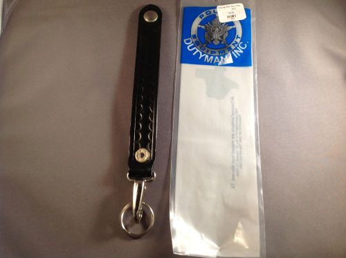 NIP Dutyman Leather Key Strap - Nickel Snap 2521 Duty Gear