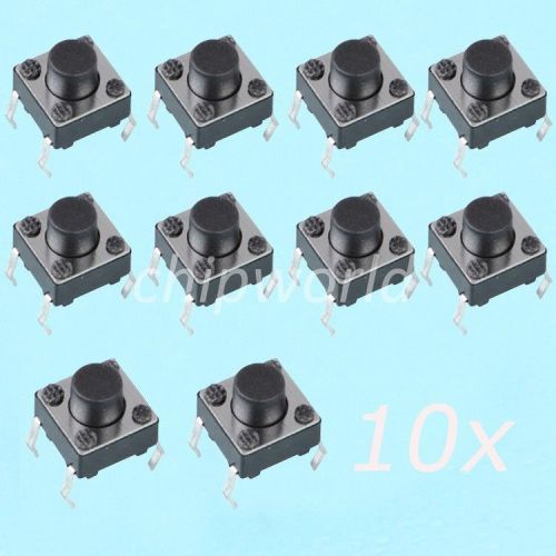10pcs 6*6*6 Tact Switch 4 Legs 6X6X6mm new for Arduino