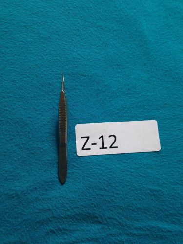 Storz E1813S McPherson Suturing-Corneal Forcep 4.5&#034; opthalmic Instruments