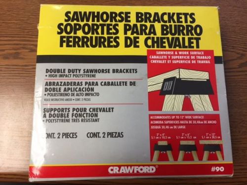 SAWHORSE BRACKETS (2 SETS) CRAWFORD #90
