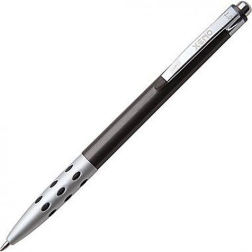 Staples® Xeno™ Retractable Ballpoint Pens Medium Point Black Dozen Vivid Ink