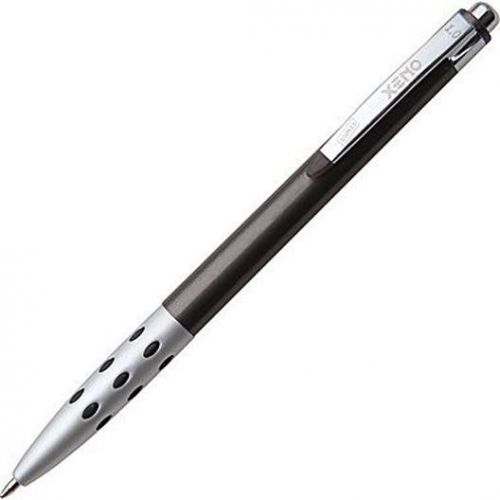 Staples® xeno™ retractable ballpoint pens medium point black dozen vivid ink for sale