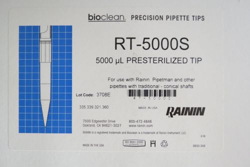 24 Racks Rainin RT-5000S  5000 ul  Pipette Pipet Tips
