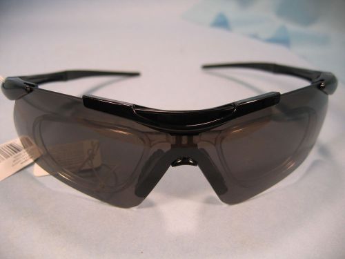 Jackson Safety V60 Safeview Safety Glasses with RX Inserts, Smoke Anti-Fog