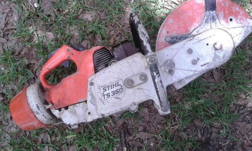 Stihl TS350 12&#034; 56cc Gas Powered Commercial Concrete Cut-Off Saw Power Cutter
