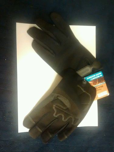 Black Canyon Protective Work Gloves 4 Way Stretch Back Synthetic Leather Large
