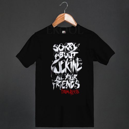 Falling In Reverse Sorry About Logo T-Shirt Rock Band Fan Merch Hardcore