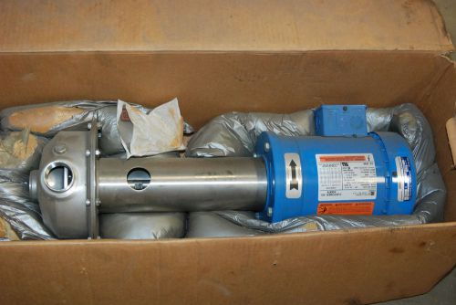 Goulds Pump, 2SR4E05E1, 1 HP, 3PH, 208-230/460V, 3,400RPM, Centrilfugal, NEW