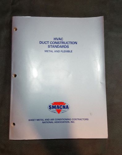 Sheet Metal Air Conditioning SMACNA HVAC Duct Construction Standards Manual 1st