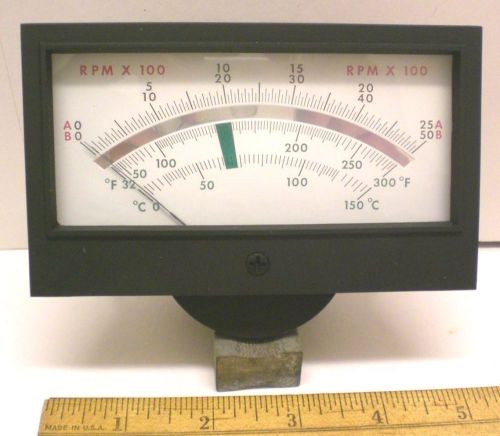 DC Milliamp Meter, 0-1 MA, RPM Scale, HONEYWELL 274, 5&#034;  Meter NEW, Made in USA