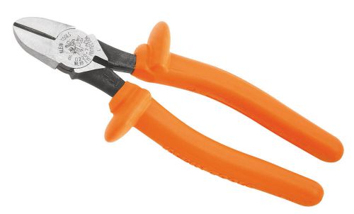 NEW KLEIN TOOLS- D220-7-INS- INSULATED 7&#034; HEAVY DUTY DIAGONAL CUTTERS