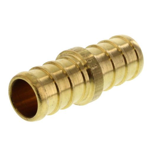 1/2&#034; pex coupling - brass crimp fitting for sale