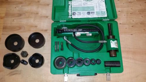 7306sb greenlee slug-buster knockout punch-hydraulic driver set 1/2&#034;-2&#034; conduit for sale