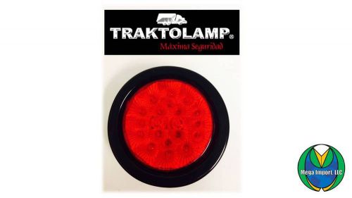 LED TAIL LIGHT FOR TRUCK, TRAILER, BUS - 4&#034; 20 LED - RED LENS (12V/24V)