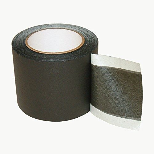 J.V. Converting JVCC Wire-Line Cable Cover Tape: 4 in. x 75 ft. (Black)
