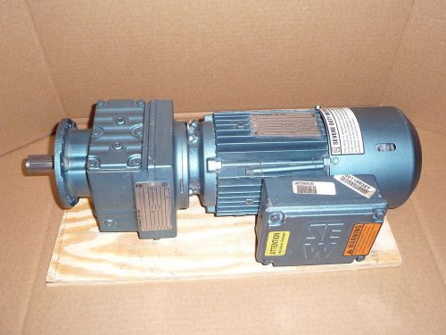 Sew-eurodrive motor gearbox brake rf37dt80k4bmg1hr-ks, 28 rpm, 230/460vac, 60hz for sale