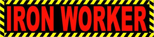 HARD HAT STICKERS, IRONWORKER, CIW-13