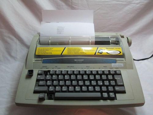 Sharp Electronic Typewriter Model PA 4000 Portable Quiet Technology Vintage