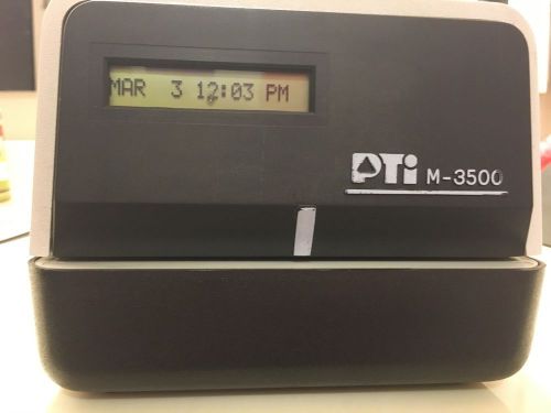 PTI M-3500 Time Clock