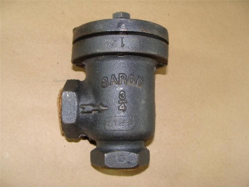 Spirax-sarco 9-125 3/4&#034; npt balanced pressure thermostatic steam trap 0-125 psi for sale