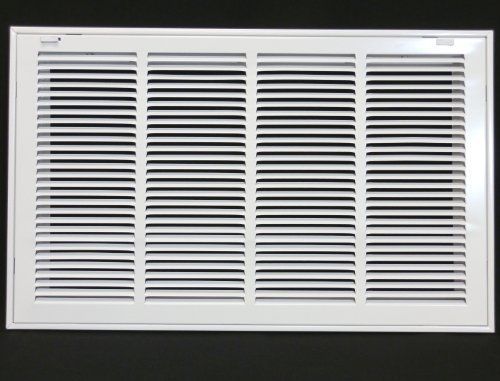 24&#034; x 12&#034; return filter grille - easy air flow - flat stamped face for sale