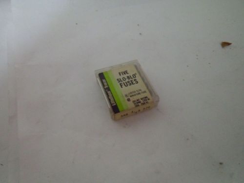 LITTLEFUSE SLO-BLO FUSES #3AB 3/4 A 326      5 IN BOX