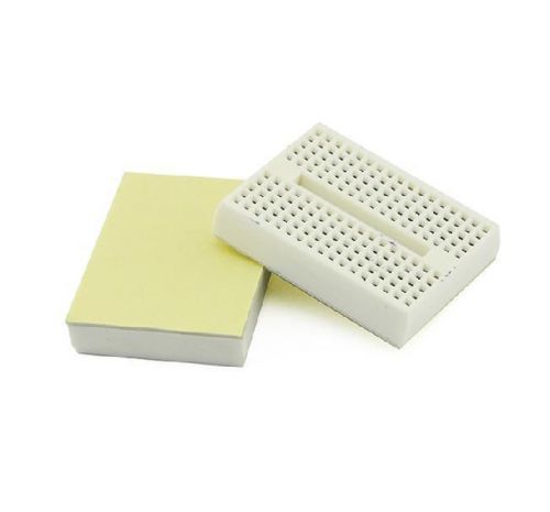 Mini white solderless prototype breadboard 170 tie-points for arduino shield for sale
