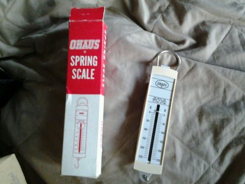 Ohaus spring scale 250g