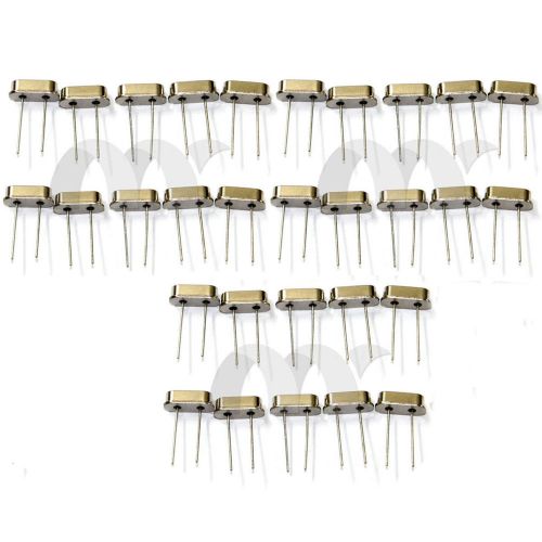 30 pcs 6.000mhz 6mhz crystal oscillator hc-49s low profile for sale