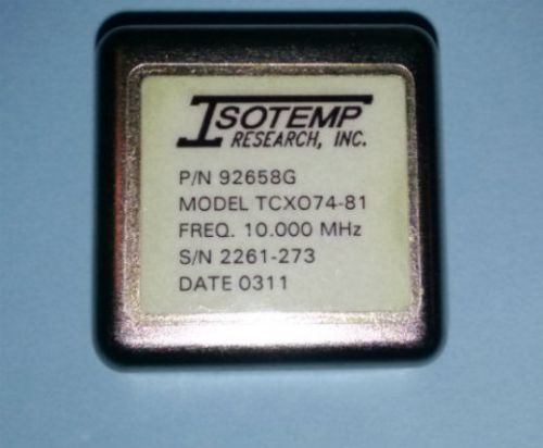 ISOTEMP 10MHZ TCXO74-81 CRYSTAL OSCILLATOR