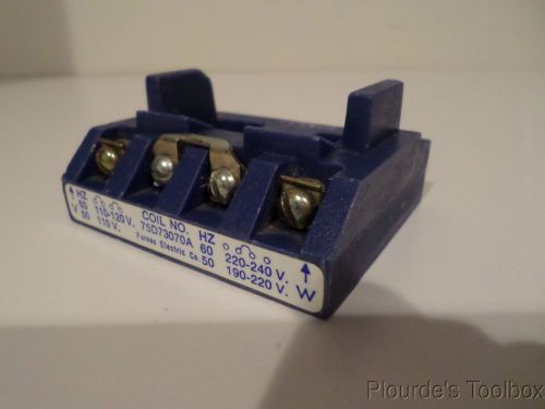 Used Furnas Starter Contactor Coil, 50/60 Hz, 110V/110-120V, Blue, 75D73070A