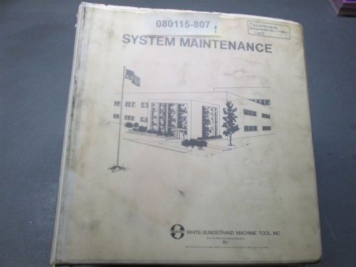 White-Sundstrand Swinc OM1-413 TS140,003-1 Electronics System Maintenance Manual
