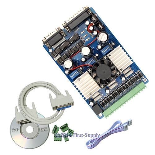 3 axis tb6560 stepper motor driver board controller +cd for sale