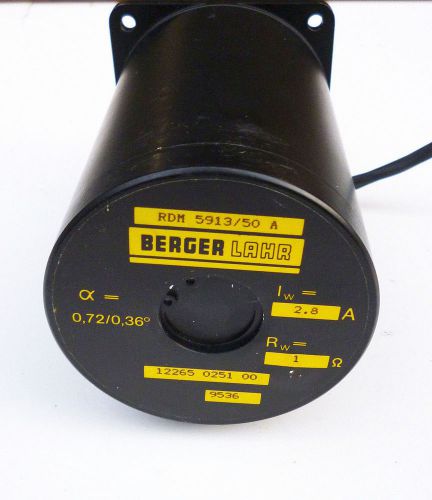 New! Berger Lahr RDM 5913/50 Stepper Motor *2.8Amp* 10 HM* 5-Phase* RDM591350