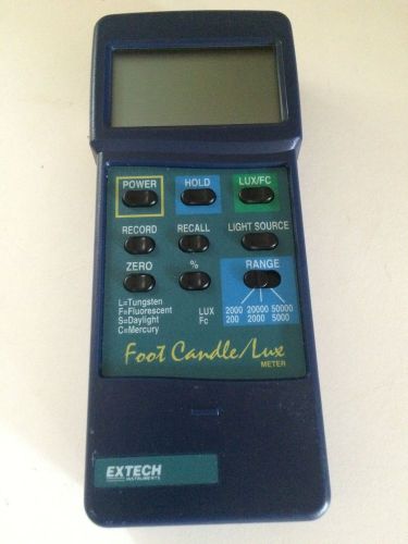 Extech heavy duty light meter with pc interface model 407026 for sale