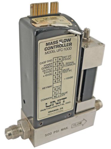 Unit ufc-1000 500psi max 1slm range nh3 gas mfc mass flow control controller for sale