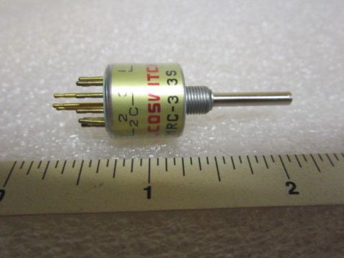 Alcoswitch mrc-3-3s 3p3t miniature rotary switch, solder terminals 500ma @125vac for sale