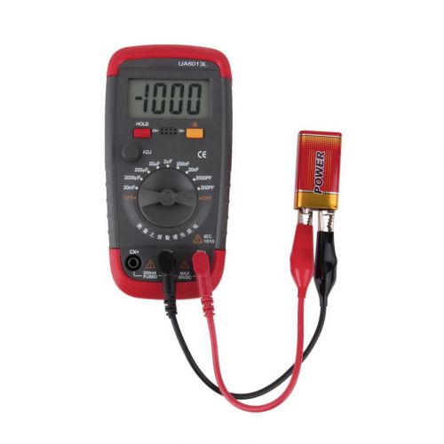 Ua6013l auto range digital lcd capacitor capacitance test tester meter new fe for sale