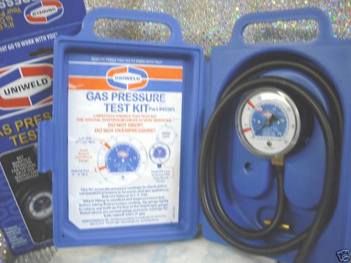 GAS PRESSURE TEST KIT Easy to Use 0-15&#034; W.C. Range