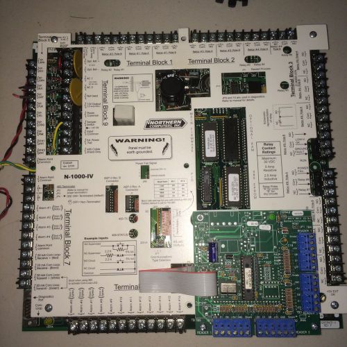 Honeywell Northern Computers N-1000-IV 4-Door Access Controller BOARD ONLY