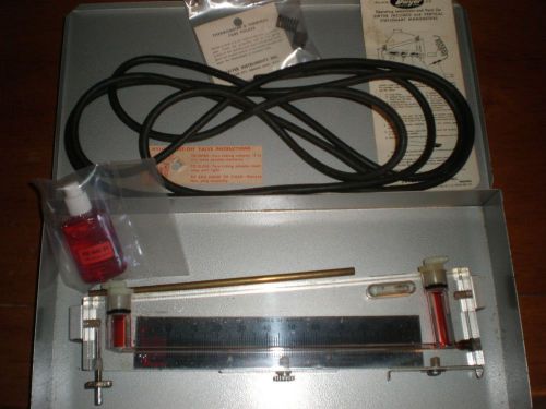 DWYER CONTROLS GAGES CAT.100-5 INCLINED &amp; VERTICAL PORTABLE MANOMETER,GAUGE